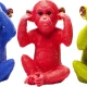 KARE DESIGN Monkey Mizaru sparebsse - bl polyresin (H:35)