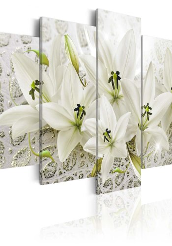 Artgeist billede - Unique Flowers, p lrred, to strrelser