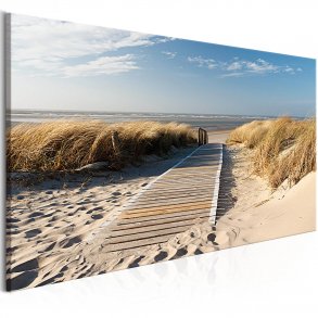 Artgeist billede - Holiday at the Seaside (1 Part) Wide, p lrred