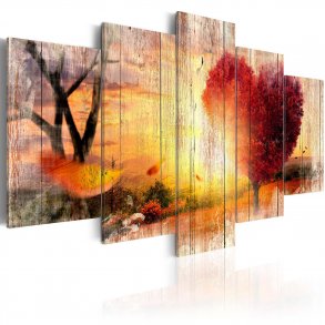 Artgeist billede - Autumnal Love, p lrred, to strrelser