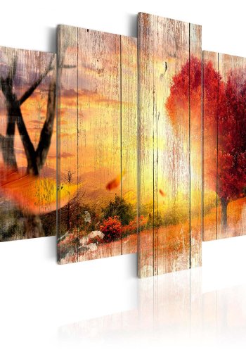 Artgeist billede - Autumnal Love, p lrred, to strrelser