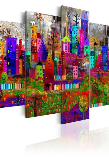 Artgeist billede - The City of Expression, p lrred, to strrelser