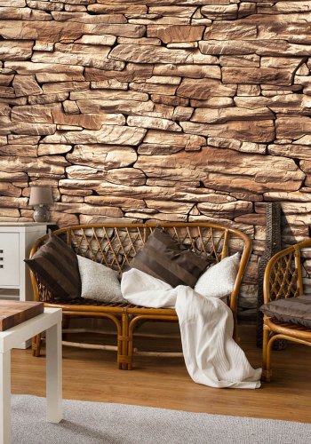 Artgeist fototapet XXL - Urban Cave, mursten print, 280x500