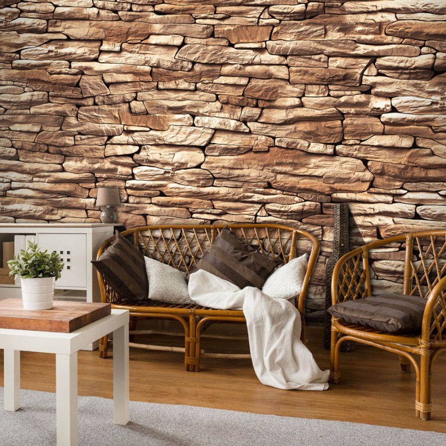 Artgeist fototapet XXL - Urban Cave, mursten print, 280x500