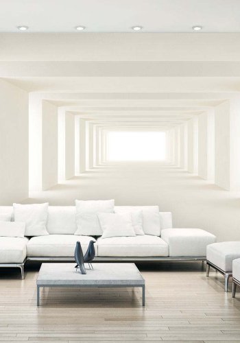 ARTGEIST fototapet XXL - Into the Light II, hvidt print (280x500)