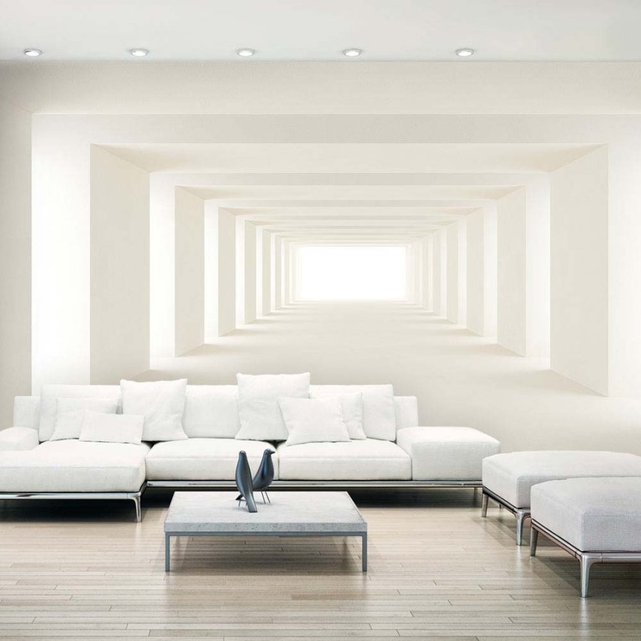 ARTGEIST fototapet XXL - Into the Light II, hvidt print (280x500)