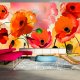 ARTGEIST fototapet XXL - Velvet poppies, multifarvet print (280x500)