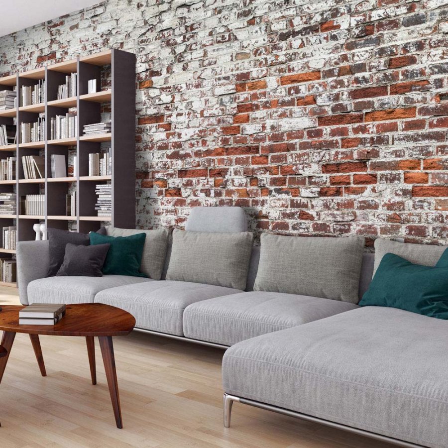 Artgeist fototapet XXL - Echo of Time, mursten print (280x500)