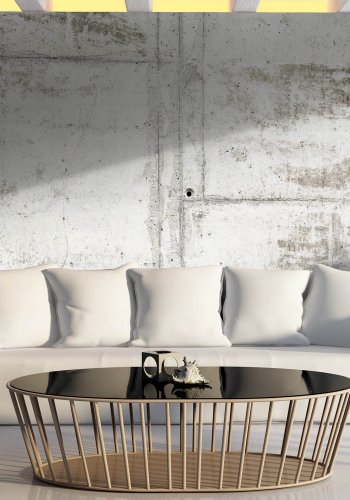 Artgeist fototapet XXL - Urban Bunker, hvidt print (280x500)