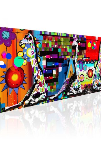 Artgeist billede - Colourful Savannah, p lrred