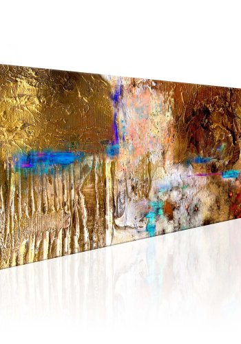 Artgeist billede - Golden Structure, p lrred