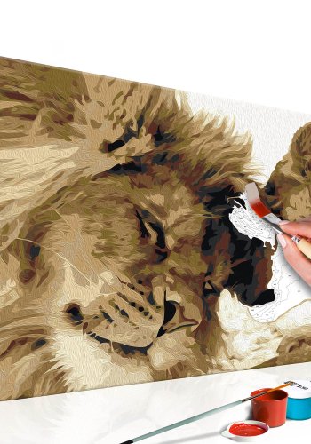 ARTGEIST DIY lrred maleri - Lions In Love