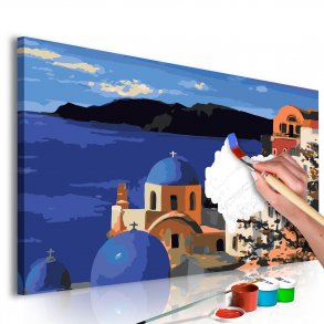 ARTGEIST DIY lrred maleri - Santorini 