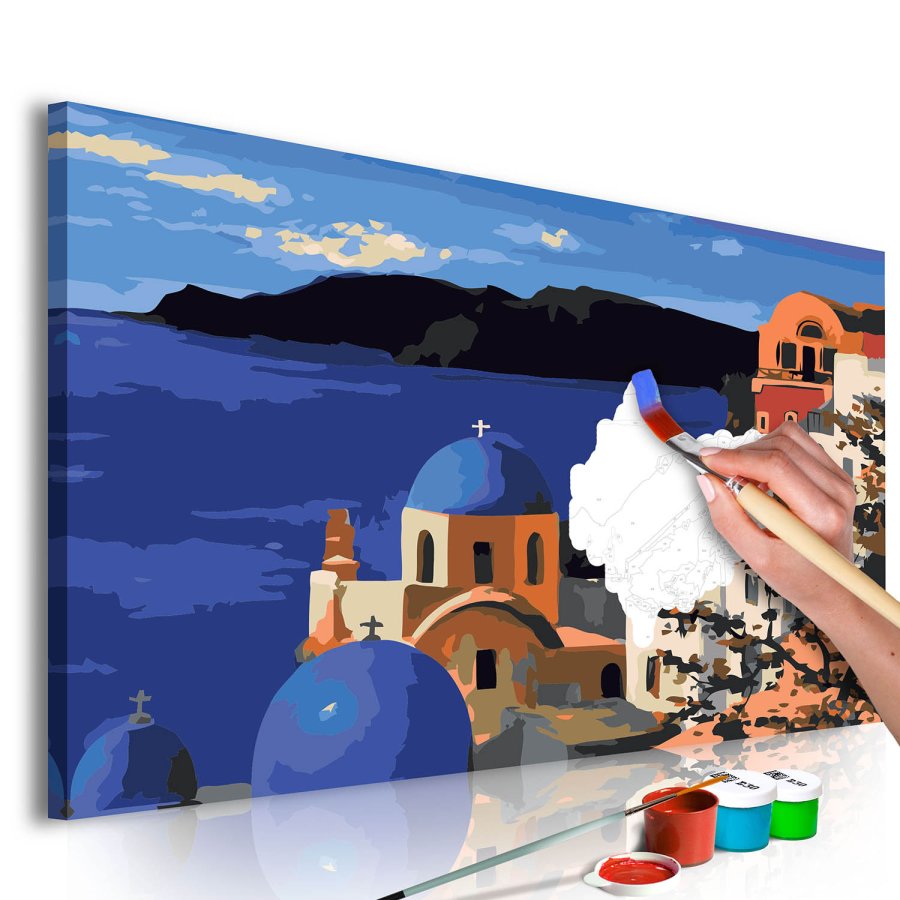 ARTGEIST DIY lrred maleri - Santorini 