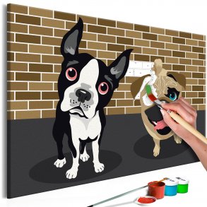 ARTGEIST DIY lrred maleri - Cute Dogs