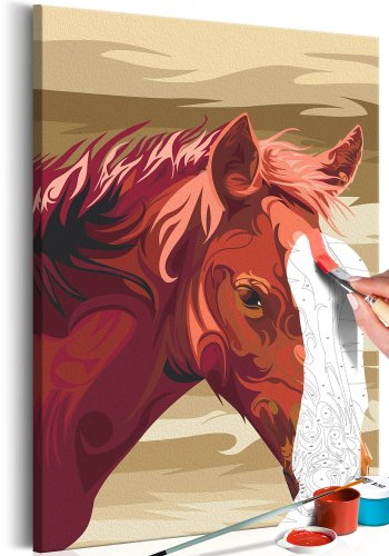 ARTGEIST DIY lrred maleri - Brown Horse