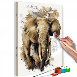 ARTGEIST DIY lrred maleri - Beautiful Giant, Elefant
