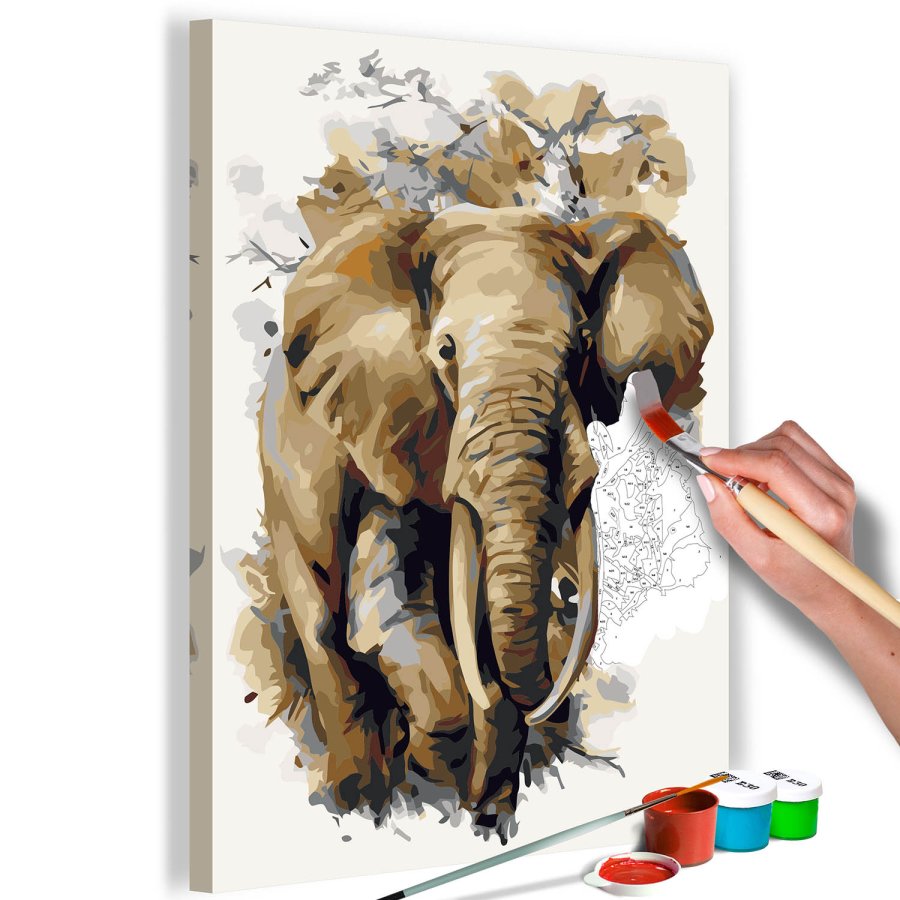 ARTGEIST DIY lrred maleri - Beautiful Giant, Elefant