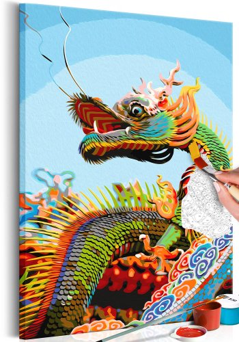 ARTGEIST DIY lrred maleri - Colourful Dragon