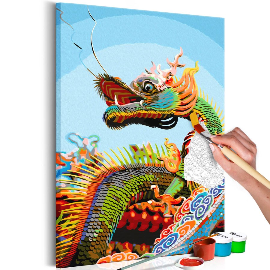 ARTGEIST DIY lrred maleri - Colourful Dragon