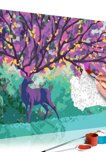 ARTGEIST DIY lrred maleri - Purple Deer