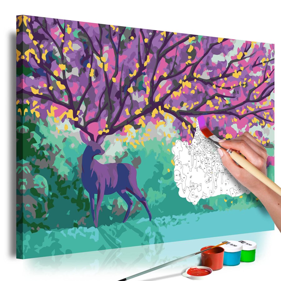 ARTGEIST DIY lrred maleri - Purple Deer