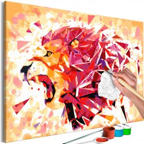 ARTGEIST DIY lrred maleri - Abstract Lion