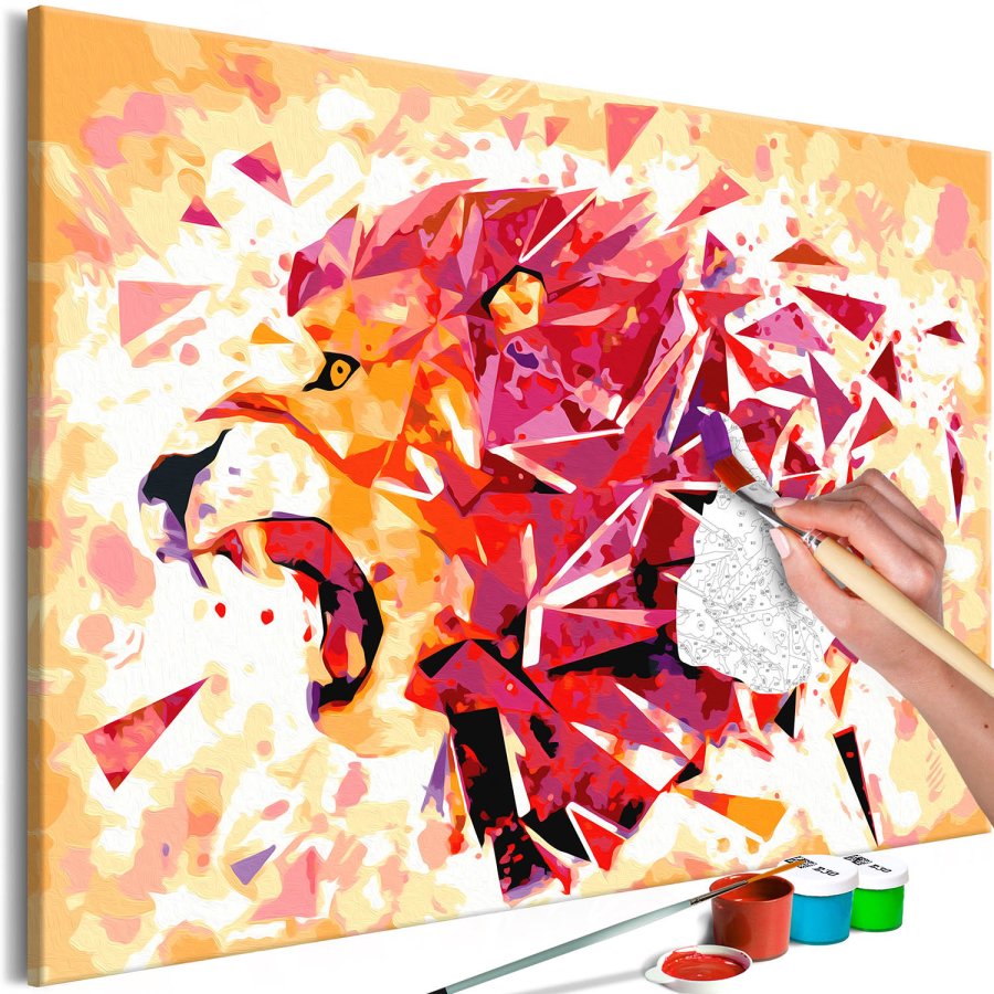 ARTGEIST DIY lrred maleri - Abstract Lion