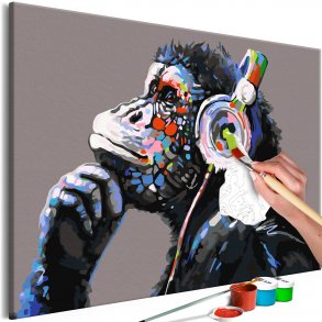 ARTGEIST DIY lrred maleri - Musical Monkey