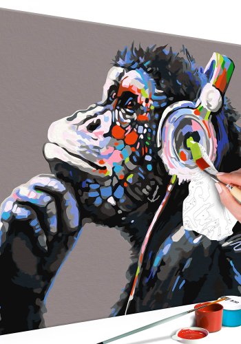 ARTGEIST DIY lrred maleri - Musical Monkey