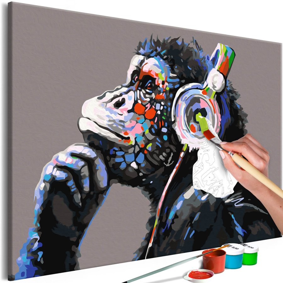 ARTGEIST DIY lrred maleri - Musical Monkey