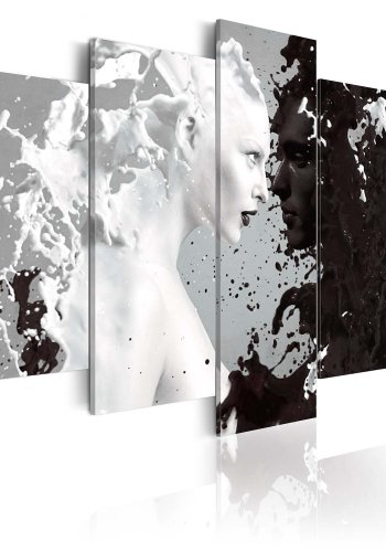 Artgeist billede - Milk & Choco - 5 pieces, p lrred