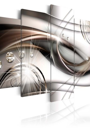 Artgeist billede - Brown Glitter, p lrred