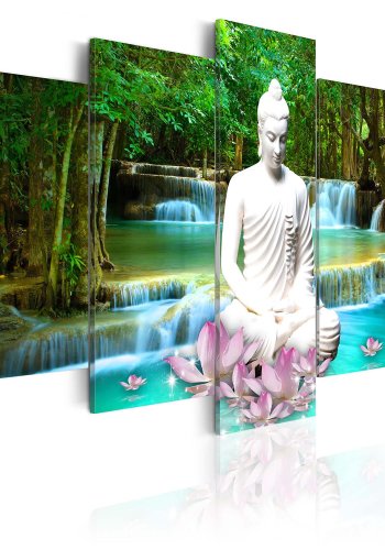 Artgeist billede - Zen Waterfall, p lrred