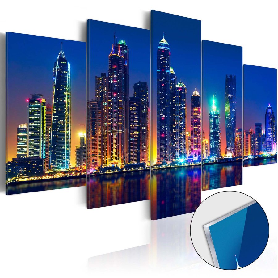 Artgeist billede - Nights in Dubai, p plexiglas, to strrelser