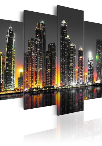 Artgeist billede - Desertic City, p lrred, to strrelser