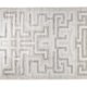 WHITE LABEL LIVING Labyrintho gulvtppe, rektangulr - beige polyester/bomuld (140x200)