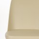 WHITE LABEL LIVING Pip spisebordsstol - beige plastik og stl 
