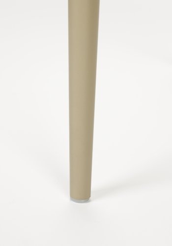 WHITE LABEL LIVING Pip spisebordsstol - beige plastik og stl 