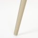 WHITE LABEL LIVING Leon spisebordsstol - beige plastik og stl