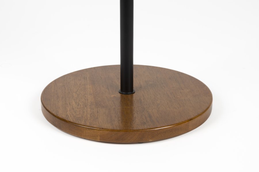 WHITE LABEL LIVING Dropz gulvspejl - spejlglas og sort jern (135x40)