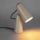 WHITE LABEL LIVING Vesper skrivebordslampe - beige jern