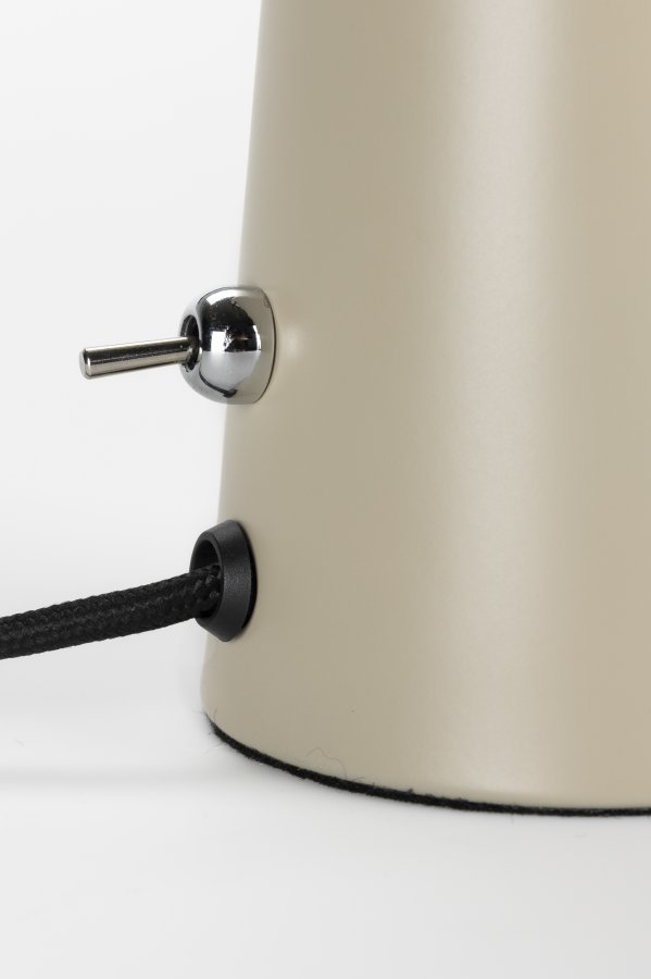 WHITE LABEL LIVING Vesper skrivebordslampe - beige jern