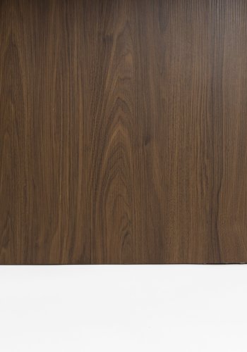 WHITE LABEL LIVING Almira spisebord, oval - snehvid mat sintret sten og valnd papirfinér (200x90)