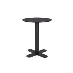 WHITE LABEL LIVING Sanjay bistrobord, rund - sort MDF og jern (80)