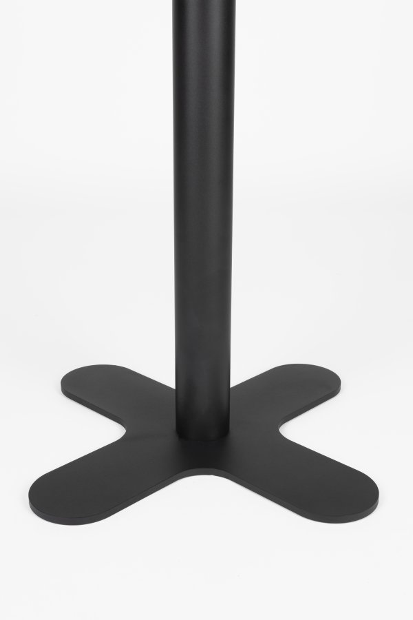 WHITE LABEL LIVING Sanjay bistrobord, rund - sort MDF og jern (80)