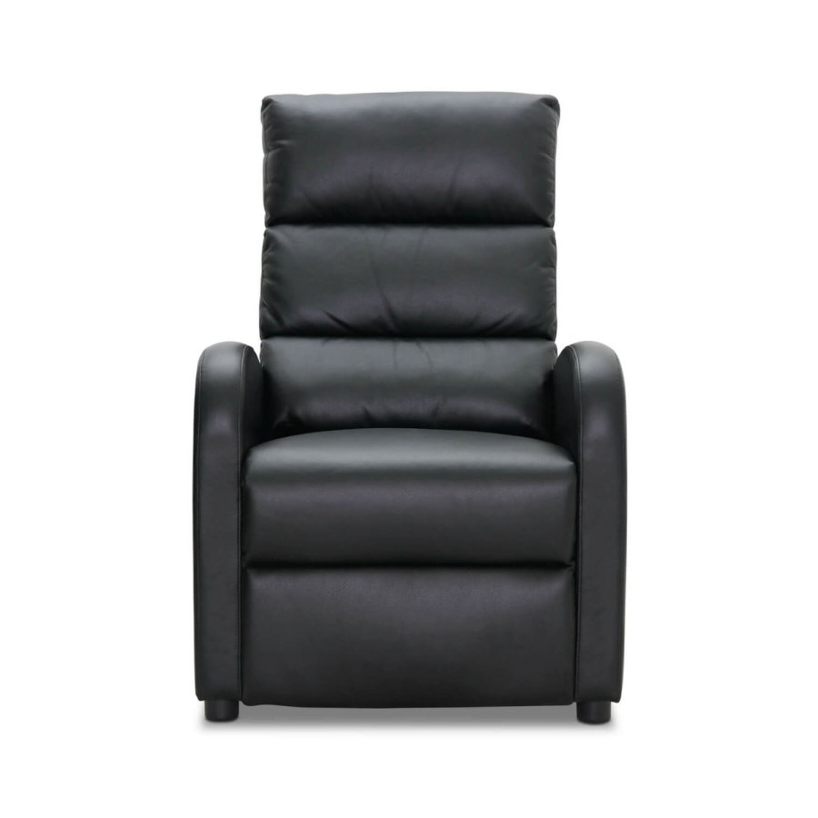 HAGA Berlin recliner stol - sort lder PU