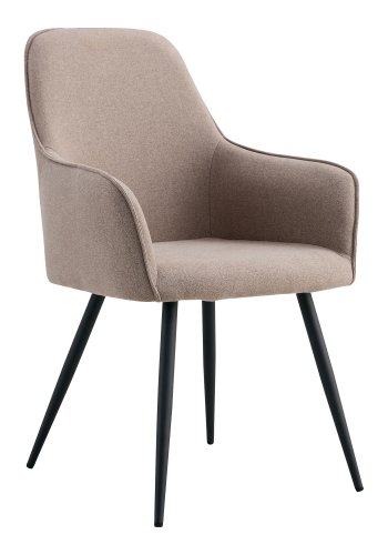 HOUSE NORDIC  Harbo Spisebordsstol - Spisebordsstol, stone, sorte ben, HN1231