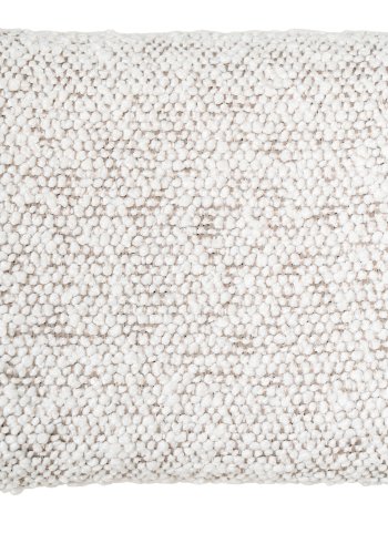 HOUSE NORDIC Spisebordsstol, hvid bouclé med sorte ben, HN1270