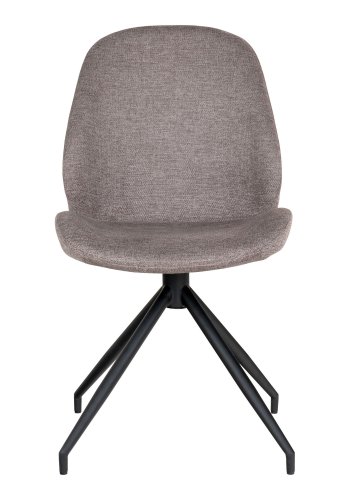 HOUSE NORDIC  Monte Carlo Spisebordsstol - Spisebordsstol med drejefod, stone, sorte ben, HN1030